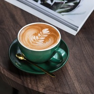 Barista Recommended Third Generation Matte 300ML Thickened Coffee Cup Saucer Set Latte Cup Latte Cup