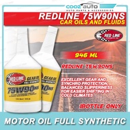RED LINE RedLine 75W90NS Non-Limited Slip Synthetic Manual Transmission Gear Oil (946ml )