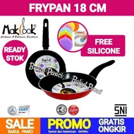 MAKCOOK FRYPAN 18 CM - FRY PAN 18CM - WOK PAN - NON-STICK TEFLON