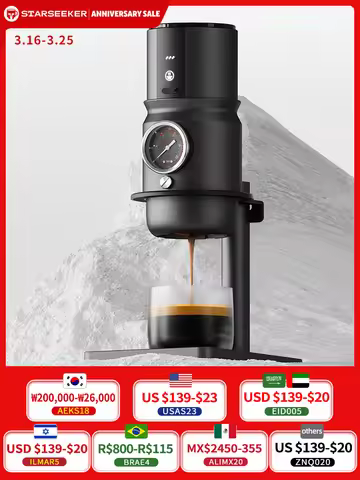 STARSEEKER Super58 Portable Electric Espresso Machine Travel Coffee Maker For Camping Car Coffee Mak