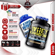 +FREE GIFT -Muscle Kingdom Whey Kingdom (3kg | King Whey 1.8 kg) - 4lbs & 6.6lbs- Makanan Tambahan W