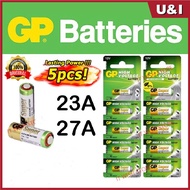 [Fast Delivery] Genuine GP High Voltage Super Alkaline Battery 27A / A27 / 23A / A23 12V 5pcs / Batt