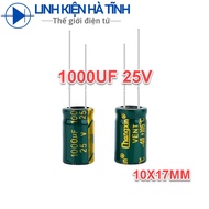 Bag of 25 CAPACITORS 1000UF 25V CAPACITOR 1000UF25V CAPACITOR 25V 1000UF - BE4
