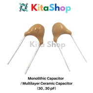 Monolithic Capacitor / Multilayer Ceramic Capacitor (30 , 30 pF)