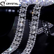 91cm Rhinestone Chain Bling Diamond Trim Necklace Applique Gem Sparkle Wedding Dress Decorate Assess