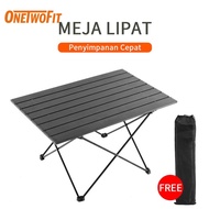 Meja Meja Lipat Outdoor Aluminium Meja Lipat Camping Meja Lipat