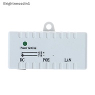 [Brightnessdin] 12V - 48V Passive POE injector for IP Camera VoIP Phone Netwrok AP Bq