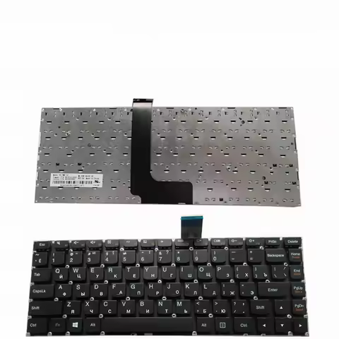 New English US RU Russian Keyboard For Lenovo M490S B4400S B4450S M4400S B490S Series black No backl