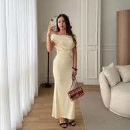 ENYA DRESS | LALE | Basic Long Dress for Women Sabrina Multiway Off Shoulder Maxi Dress for Women Su