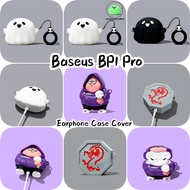 For Baseus BP1 Pro Case Casing Soft Silicone Anti-fall Cartoon Earphone Case Cover