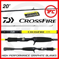 DAIWA CROSSFIRE 20’ CFE Baitcasting & Spinning Rod Baitcast BC 2020 Cast Casting