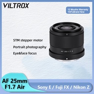 Viltrox 25mm f1.7 Air APS-C Auto Focus Large Aperture Prime Lens For Mirrorless Cameras