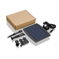 Water Pump Solar Power Decorative Fountain Panel Landscape Pool Garden Fountains Pluggable 9V2.5W Ga