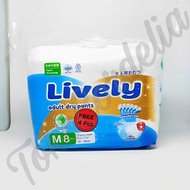 Lively Adult Diapers Day And Night Pants - Adult Diapers Dry Pants - Pants M8+4