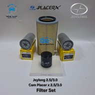 Joylong Placer x 2.5.3.0 Oil Filter/Air Filter/Fuel Filter/Cabin Filter