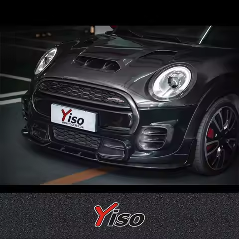 Suitable for MINI F55 F56 JCW Modified Carbon fiber Front Spoiler Aerodynamic kit MINI F55 F56 JCW Y