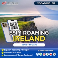 eSIM Irlandia 50 GB Data | 180 Hari | eSIM Roaming | eSIM Travel Ireland
