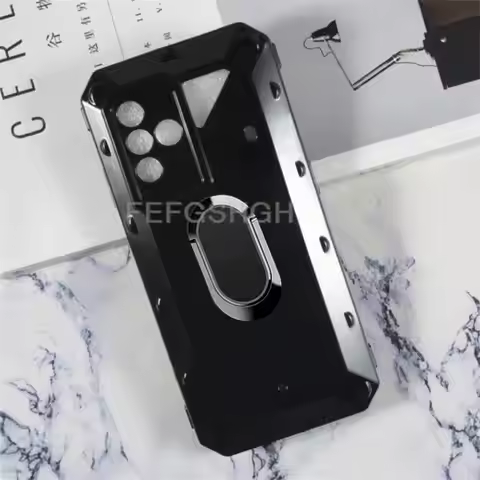 For Ulefone Power Armor 18T 18 Ultra 6.58" Armor 19T Back Ring Holder Bracket Phone Case Smartphone 