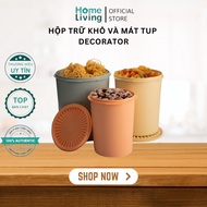 Dry Storage Box Set & Cool TUPPERWARE Decorator 1.2L - 1.8L - 2.7L Random Color (Odd No Box)