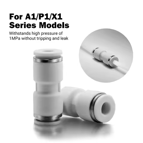 Pneumatic Fitting For Bamboo Lab X1C X1 P1P P1S 3D Printer PTFE Tube 1.75mm Filament Extruder Bamb l
