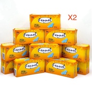 Fennel Herbal Soft Cottony Sanitary Pad 24 pks 1 carton: Antibacterial Deodorize Anti-itch Soothe Me