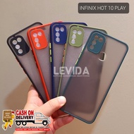 CASE INFINIX HOT 10 PLAY SOFT CASE MATTE COLORED FROSTED HOT 10 PLAY