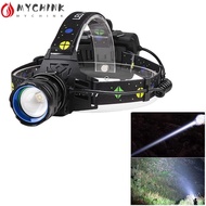 CHINK LED Headlamp, Powerful Flashlight 30W Powerful Flashlight, Adjustable White Light Rechargeable