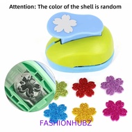 FASHIONHUBZ Flower Furador, Random Color 7*6*4cm DIY Paper Cut Puncher, Punches Maker Labor Saving C