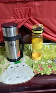 THERMOS 真空不鏽鋼悶燒罐 750cc 太和工房 水壺TR55 黃色500cc