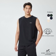 HFA Men's Cotton Muscle Tank Tee Sleeveless Top Men Gym Tank Top Men