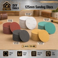 ABRASIVE MALL 5"125MM WET SAND DRY SAND Velcro Sanding Disc Sandpaper P3000 P5000 P7000 GREEN WHITE 