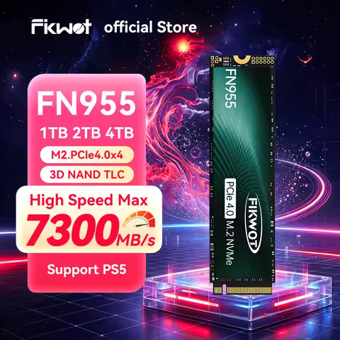 Fikwot FN955 M.2 SSD 4TB 2TB 1TB 7350MB/s PCIe4.0x4 NVMe1.4 M.2 2280 SSD Disk Internal Solid State D