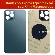 iPhone 12 Pro Max Mặt Sau Kính Cường Lực Pin Thay Thế Chất Lượng Cao Lỗ Lớn Camera Cửa Phía Sau Vỏ D