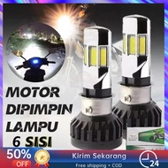 H4 H6 6-Sided Motorcycle LED Light M02E Original with Warranty AC/DC 35 Watt LED MOTORCYCLE HEADLIGH