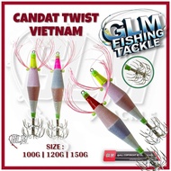 CANDAT TWIST VIETNAM  100G | 120G | 150G CANDAT PEMBERAT FOR FISHING