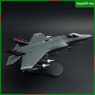 [MuyeadMY] 1/72 Scale F-35A Model Pre-Assembled  Fighter Jet Model Highly Detailed Multi-Role