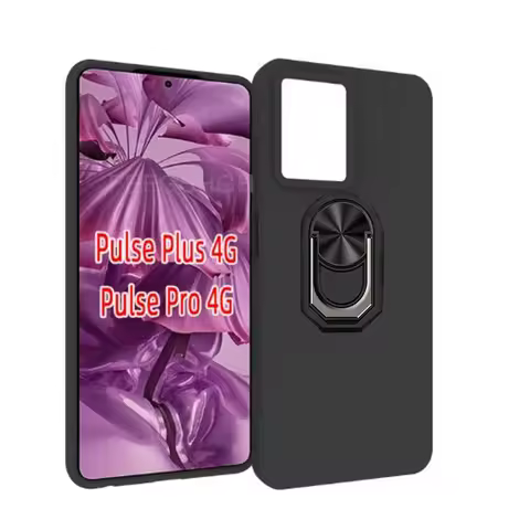 For Nokia HMD Pulse Pro Plus Pulse+ 6.65" 2024 Back Finger Ring Soft TPU Silicone Case On For Nokia 