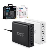 XPOWER - (白色)GX200B 200W 8輸出 PD3.0/PPS 桌上型GaN充電器(原裝行貨 香港官方保養)