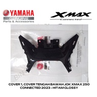 HITAM Glossy Black Middle Cover Under seat Xmax V2
