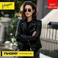 Eunice Women's Ramones Motorcycle Jacket - Black