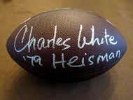 Charles Usc 1979 Heisman Trophy Signed Auto Nike Football Jsa Beauty - Autographed College Footballs