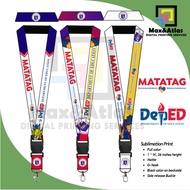 DEPED MATATAG ID LACE LANYARD DESIGN