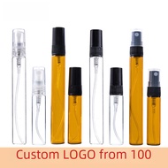 2ml 3ml 5ml 10ml perfume sub-Bottle perfume small sample bottle glass spray bottle
