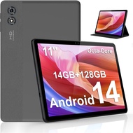 Tablet 11 Inch Android 14 Tablets Octa Core 14GB RAM 128GB ROM 1TB Expandable 8000mAh Widevine L1 2.