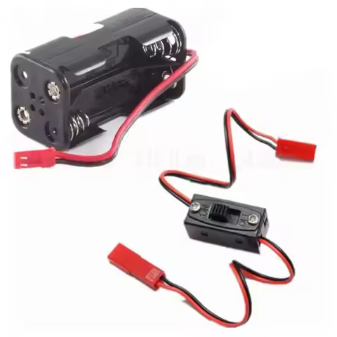 1/10 1/8 RC On/Off Switch JST Connector 6V Receiver box RC light Nitro power box battery box RC FS J