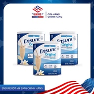 [Sale] Combo 3 Cans Of Ensure Original Vanilla Flavor Milk Powder 397g Usa date 2023 - 070074607504