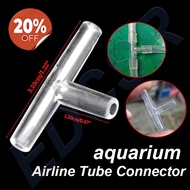 (PS) Aquarium Air Pump Airflow Air FlowY Splitter Coupler Coupling Tubing 3 Way Pipe Valve Connector