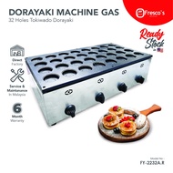 Tokiwado Dorayaki 32 Holes Gas Pancake Japanese Red Bean Cake Machine Mesin Dorayaki 32 Lubang Gas