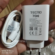 Charger TECNO POVA 6/POVA 6 PRO. Original Original Original Fastcharging 70W