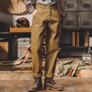Baju lelaki American Style Plus Size Overalls Men 2026 New Style Retro Men's Pants Straight Pants J1